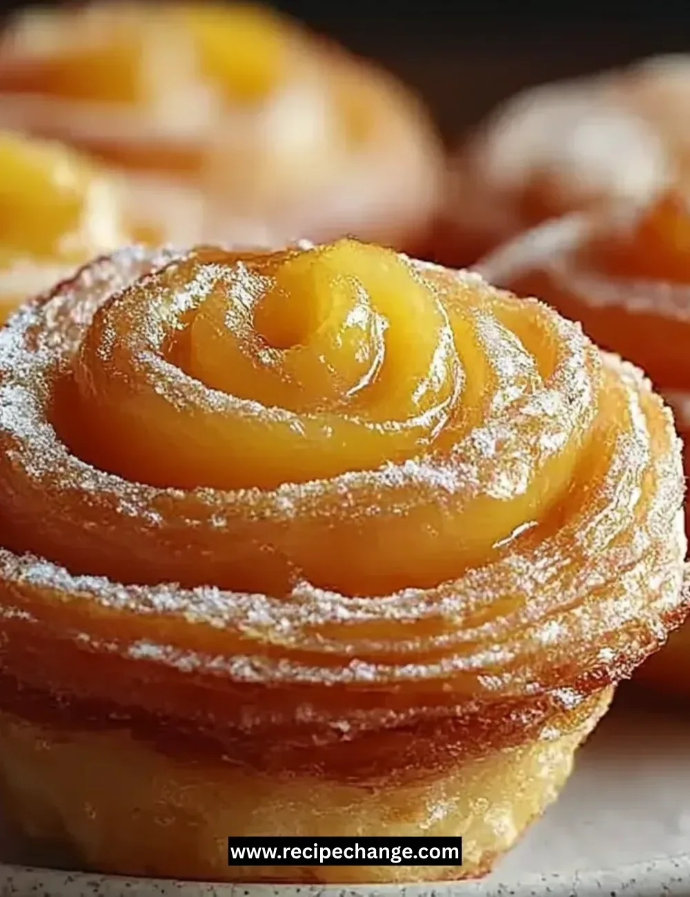 Delicious homemade Krispy Kremes donuts on a plate.