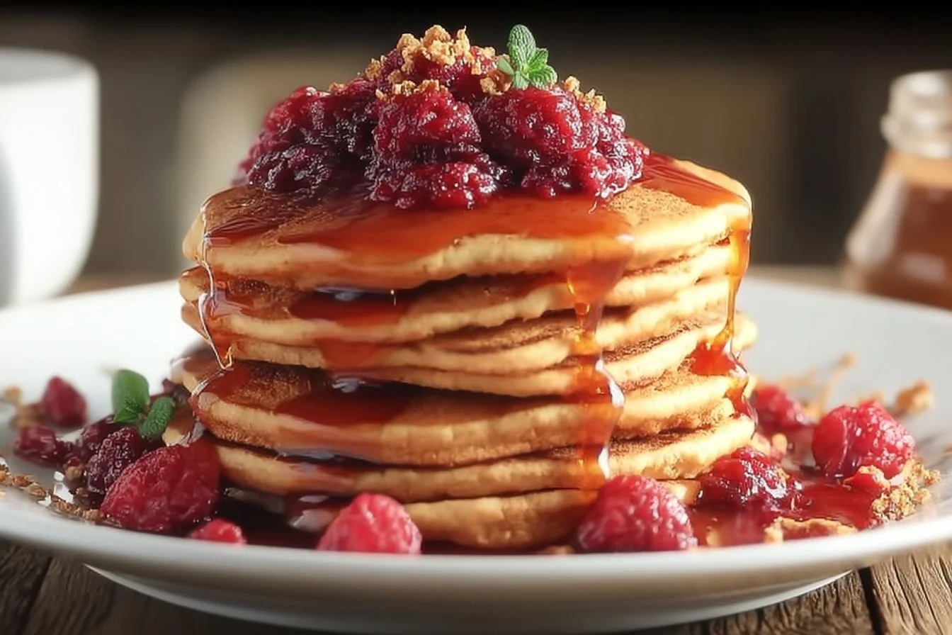 Asparagus, Pancetta, and Goat’s Cheese Quiche freshly baked and garnished