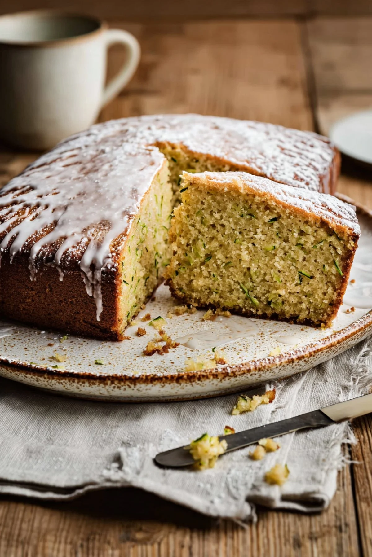 Delicious Chocolate Orange Baked Cheesecake topped with chocolate and orange zest.