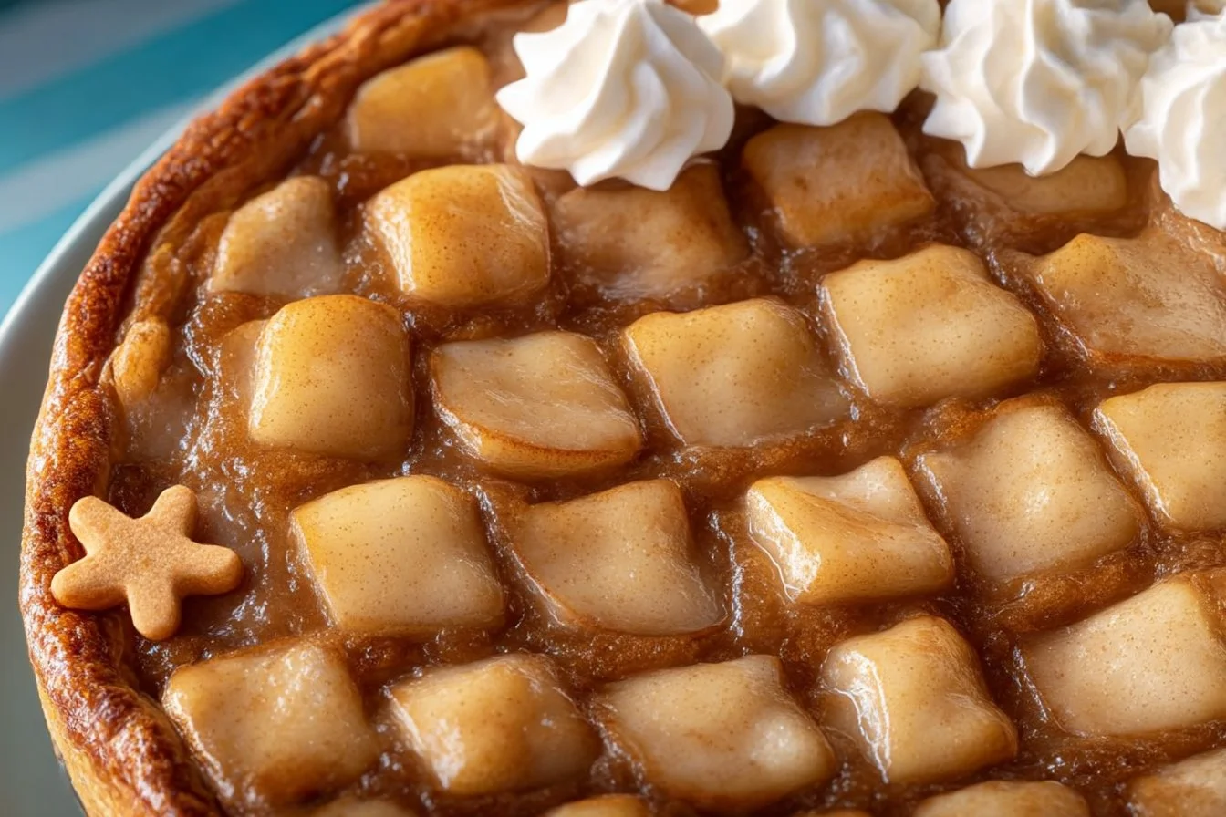 A slice of creamy dairy-free pumpkin pie topped with whipped coconut cream