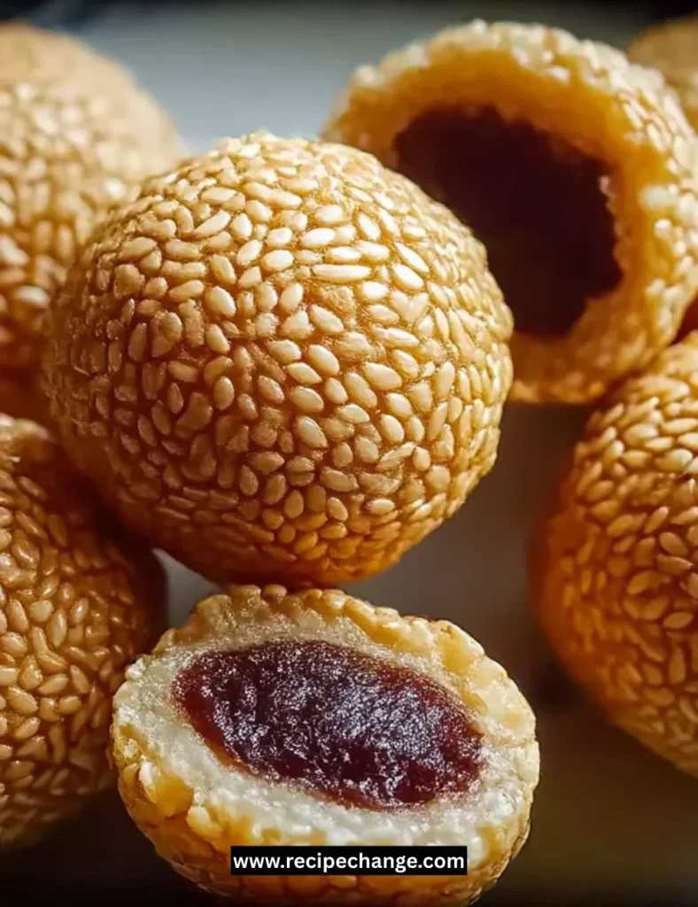 Golden Fried Potato Kibbeh Balls served on a plate with dipping sauce