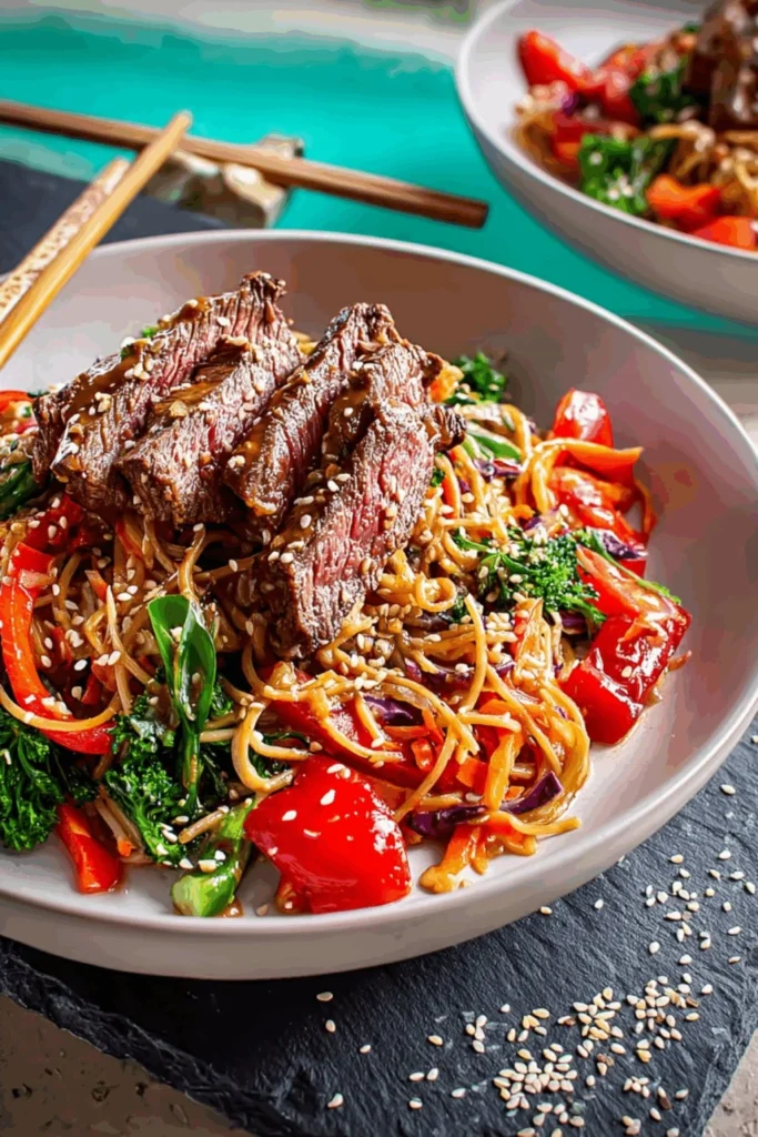 Delicious gingery broccoli-fry with cashews served in a bowl.