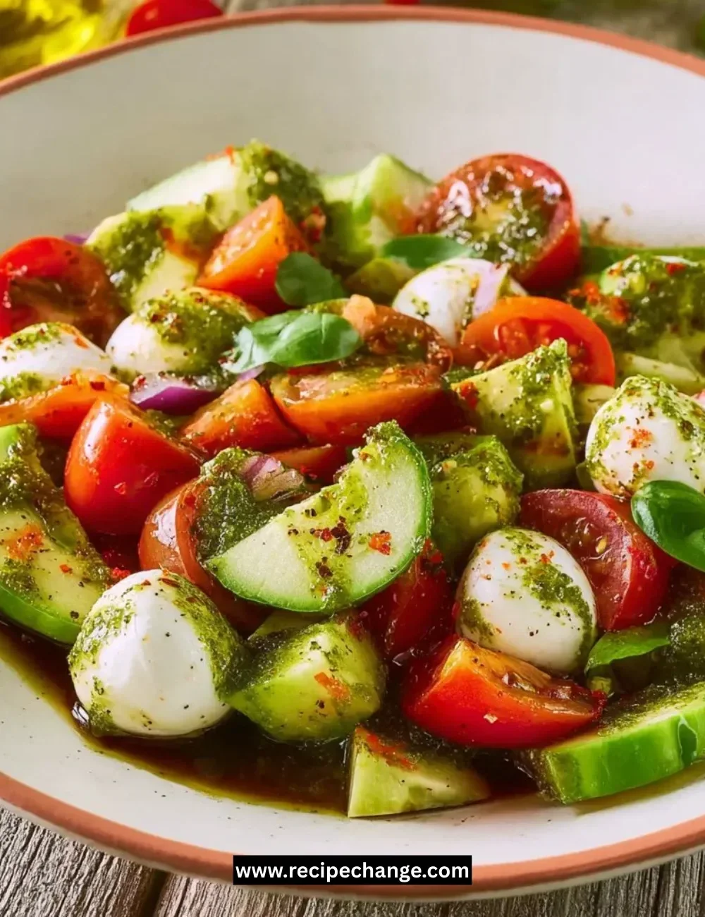 Grilled stuffed chicken fillet topped with creamy sauce on a plate