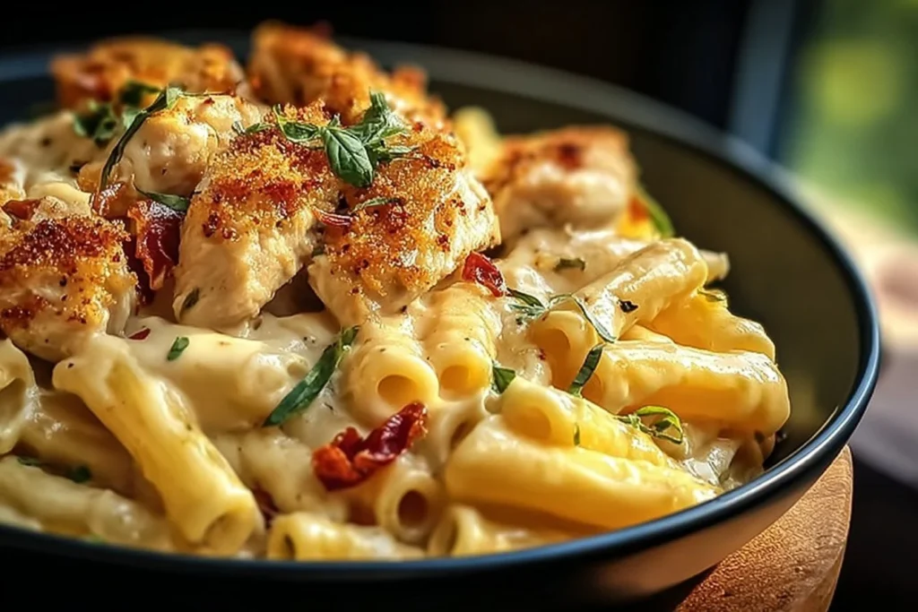 Hawaiian Chicken Sheet Pan with pineapple and vegetables ready to serve