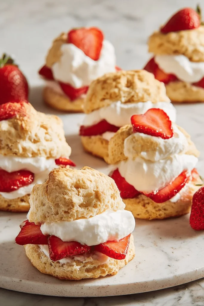 Delicious old-fashioned tea cakes displayed on a rustic serving platter