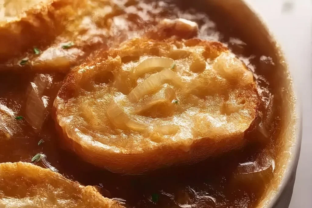 One pot garlic butter chicken thighs served on a plate with herbs