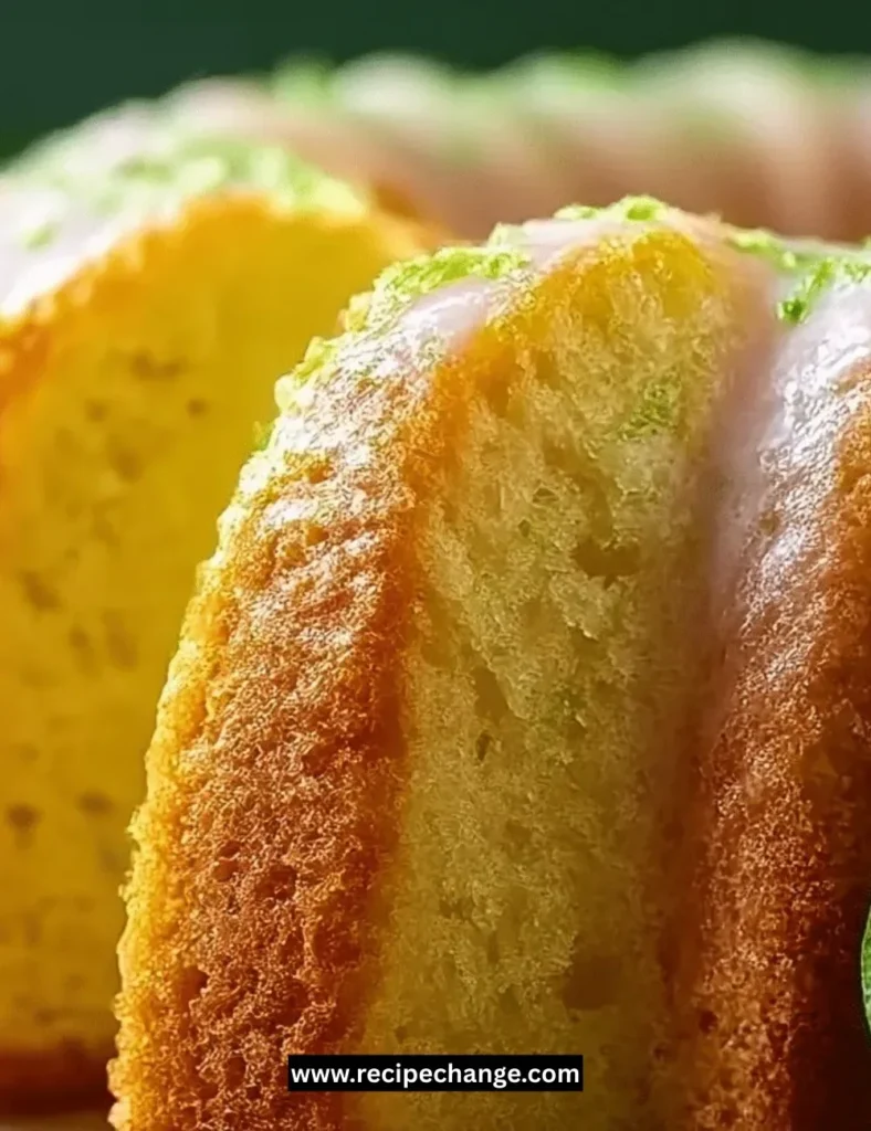 Delicious slice of Pineapple Coconut Cake with tropical fruits and creamy frosting