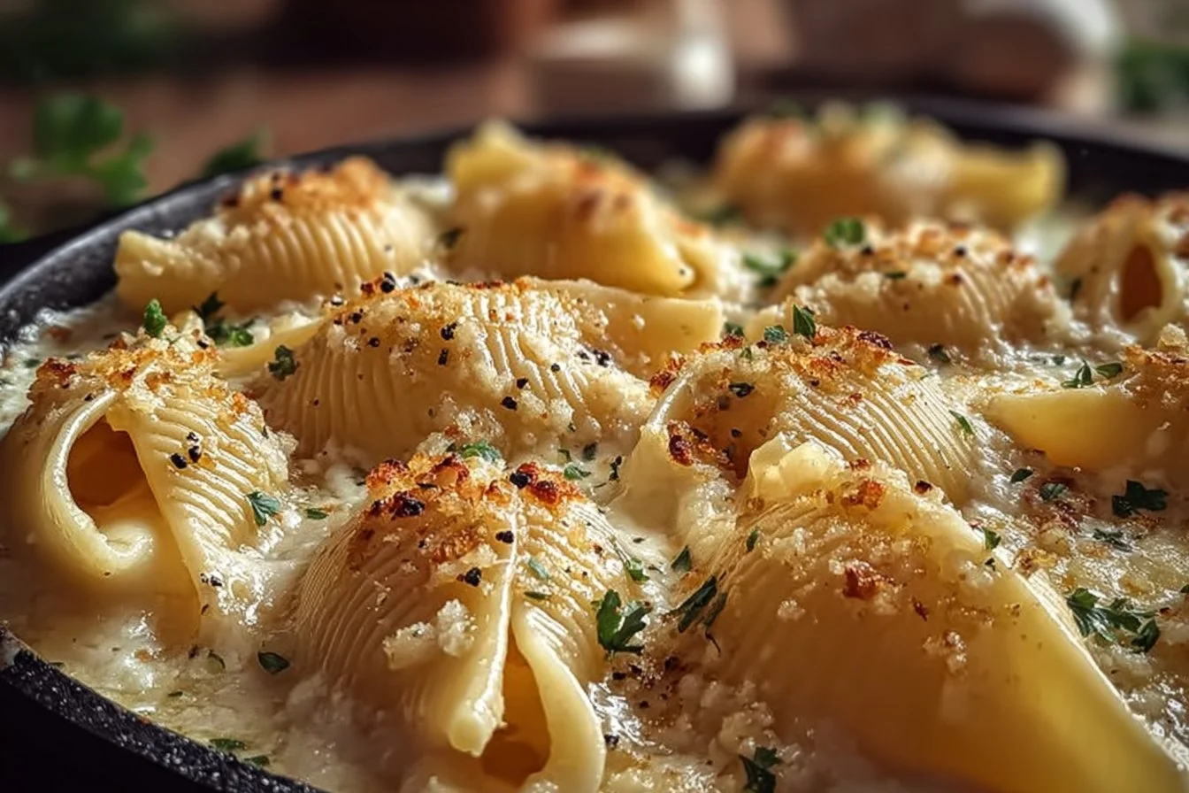 Delicious strawberry shortcake dessert with layers of cake, strawberries, and whipped cream