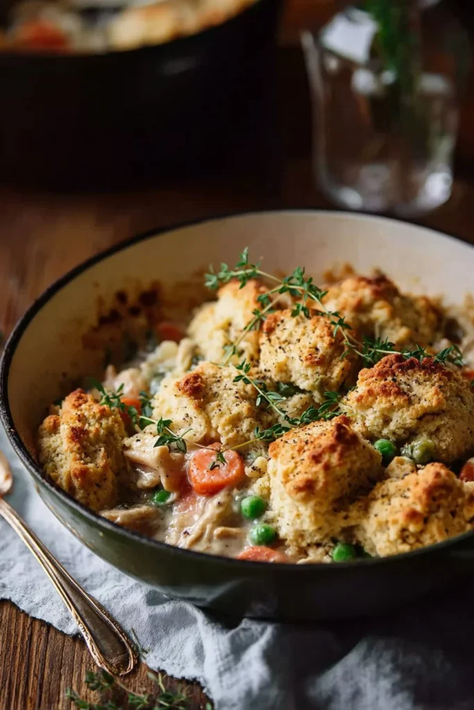 Delicious Swiss Enchiladas topped with cheese and fresh herbs