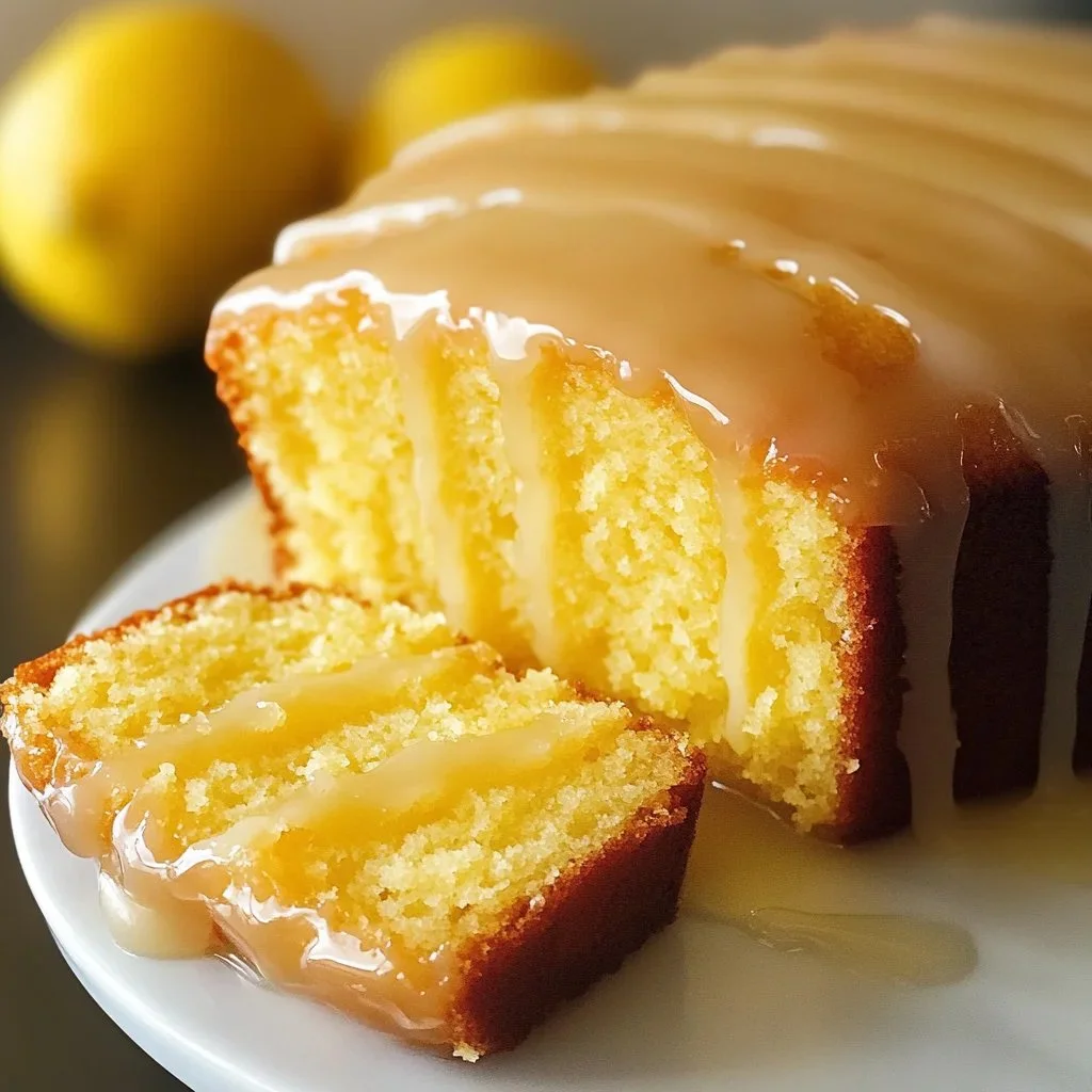 Deliciously moist lemon cake with a vibrant lemon frosting