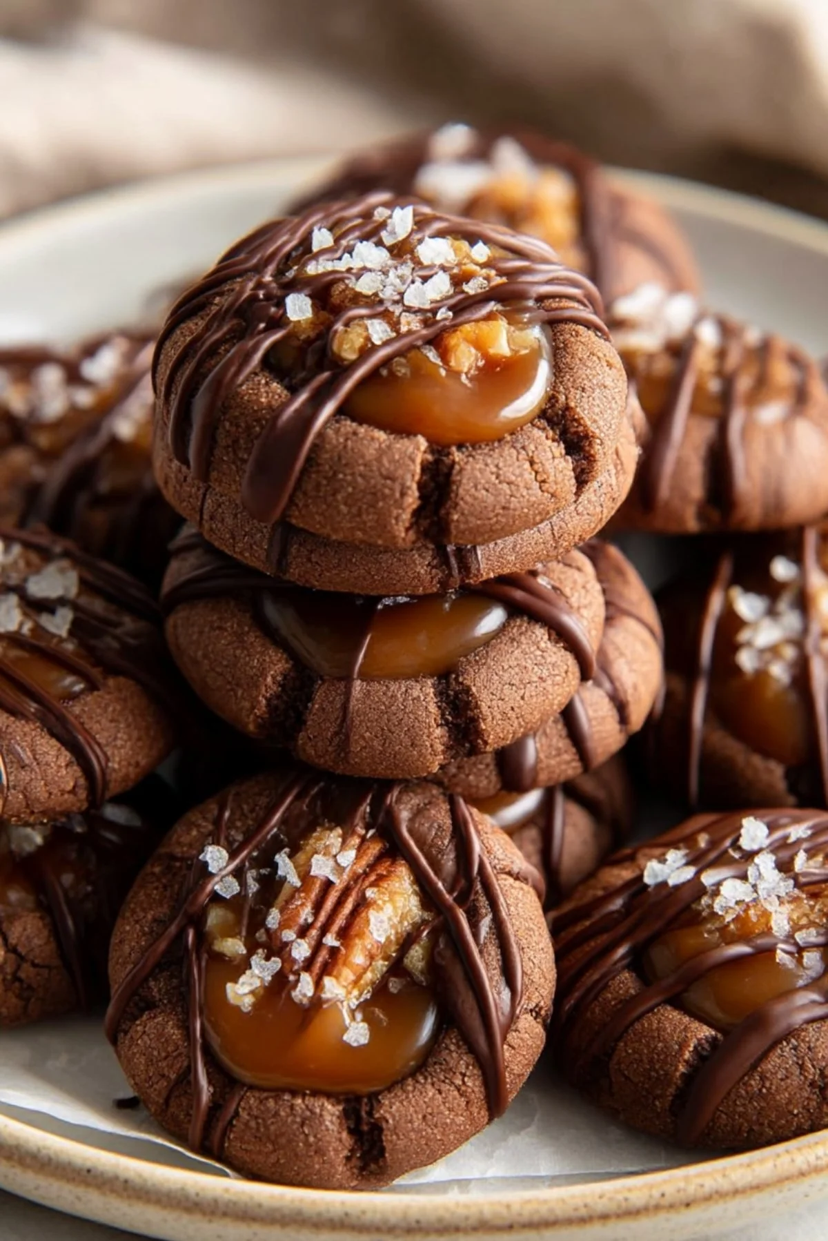 Delicious homemade coconut flour cookies on a plate