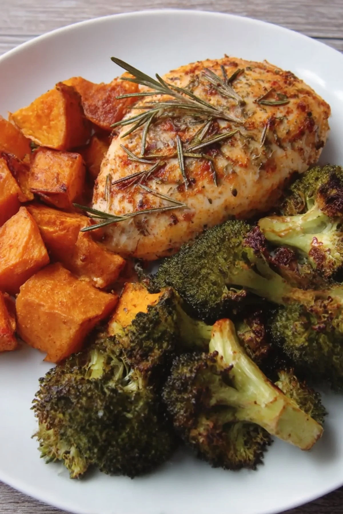 One Pan Chicken and Veggies dish with vibrant vegetables for a healthy meal