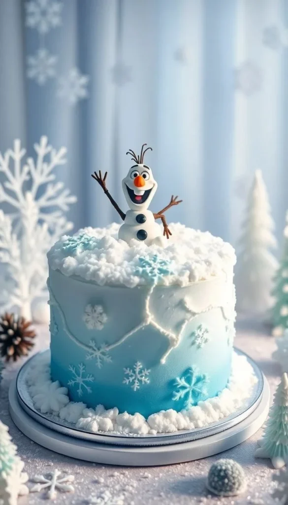 Colorful Disney-themed cake designs for magical celebrations