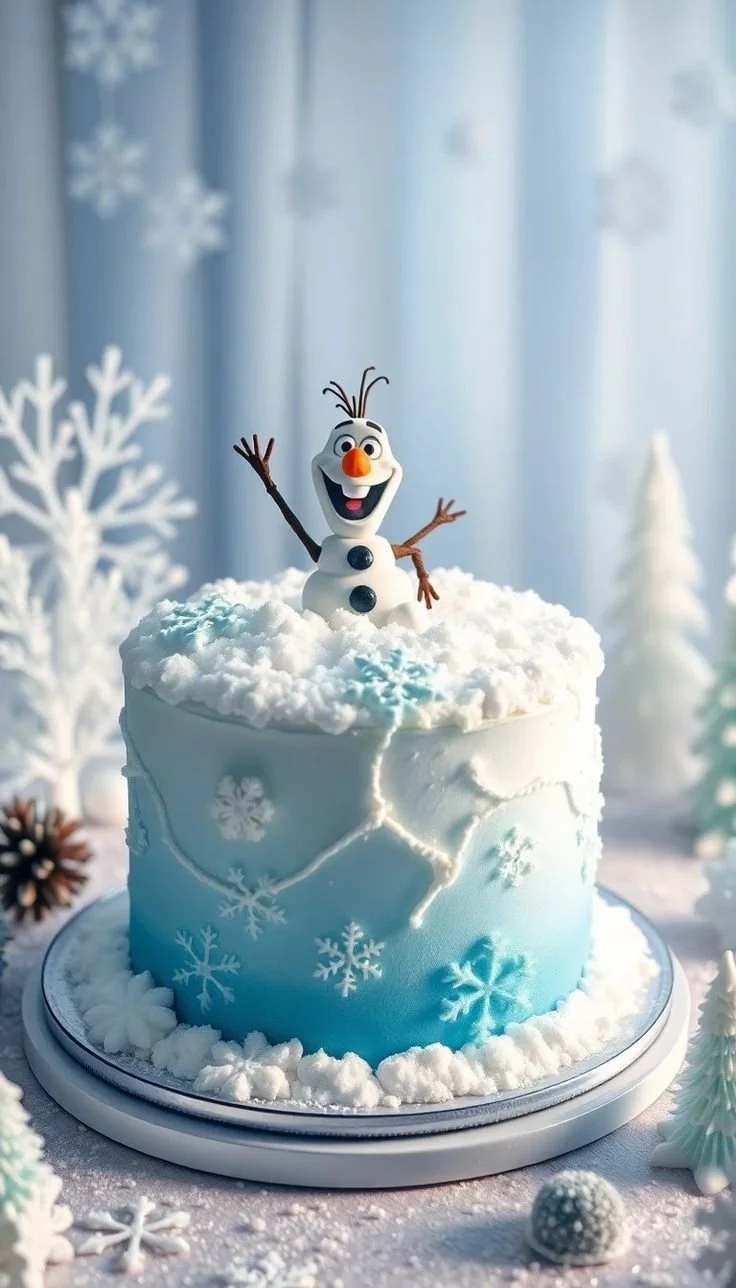 Colorful Disney-themed cake designs for magical celebrations