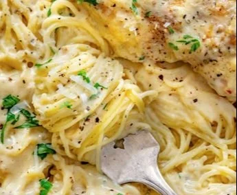 Delicious crock pot angel chicken recipe with creamy sauce and tender chicken