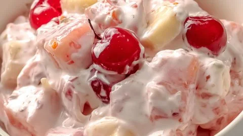 Better Than Sex Fruit Salad with fresh fruits in a delicious mix