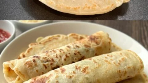 Easy Garlic Flatbread Recipe - No Knead, Liquid Batter Method