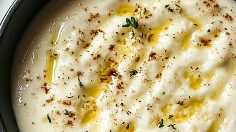 Delicious Garlic Parmesan Sauce in a bowl, perfect for enhancing dishes