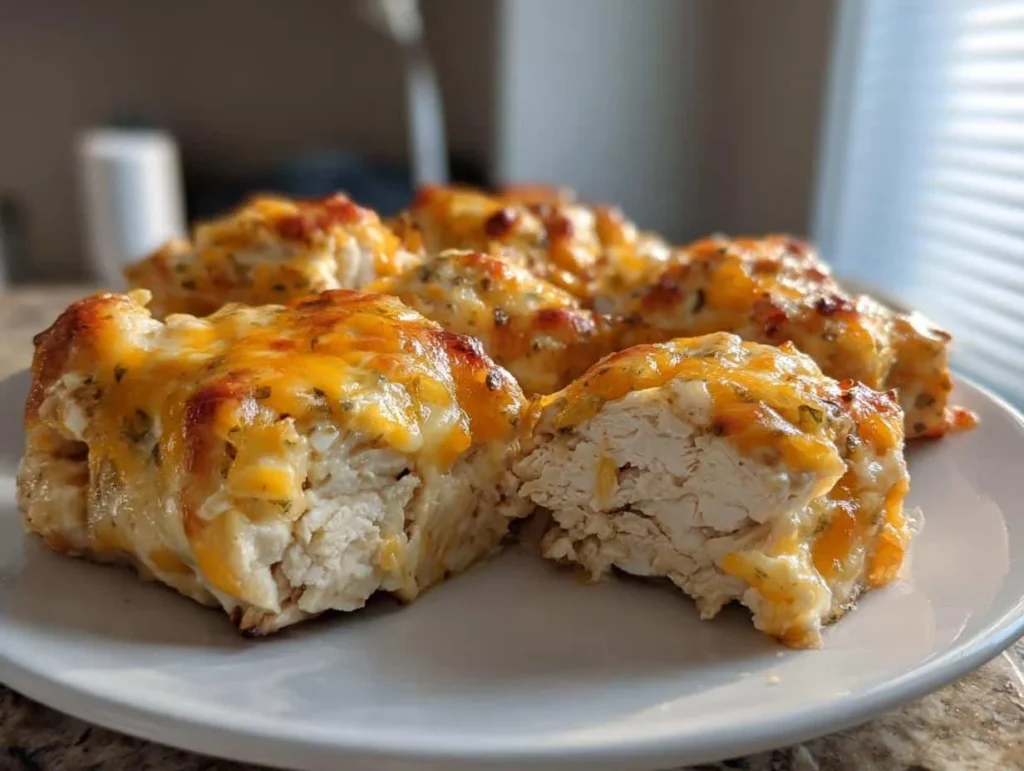 4-Ingredient Ranch Chicken Bake served on a plate, showcasing a delicious dinner option.