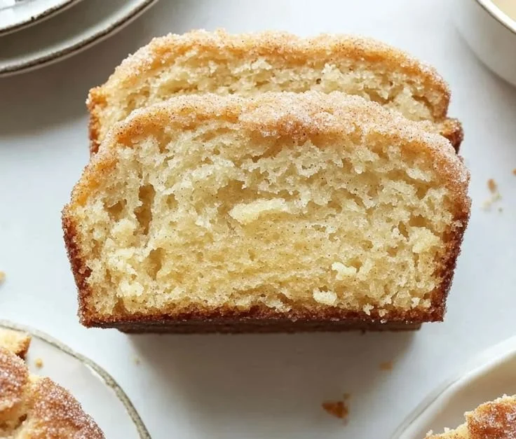 Soft cinnamon sugar donut bread fresh out of the oven