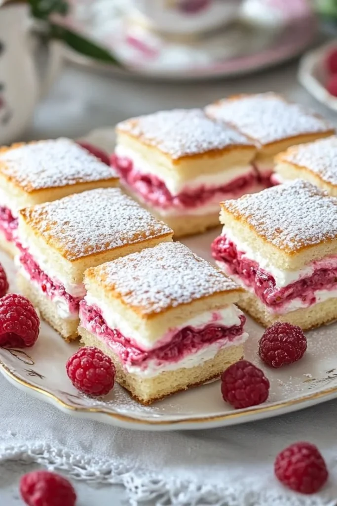 Elegant Tea Party food spread with assorted treats and beverages.