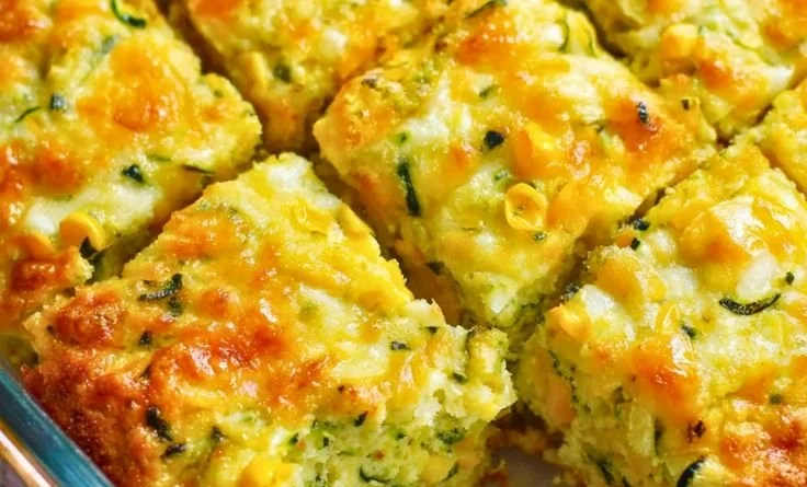 Delicious Zucchini Corn Sauté dish featuring summer vegetables.